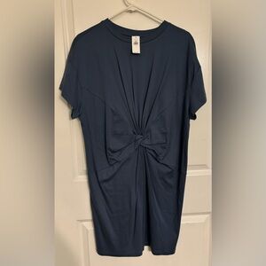 Elegant Navy Blue Women's Top